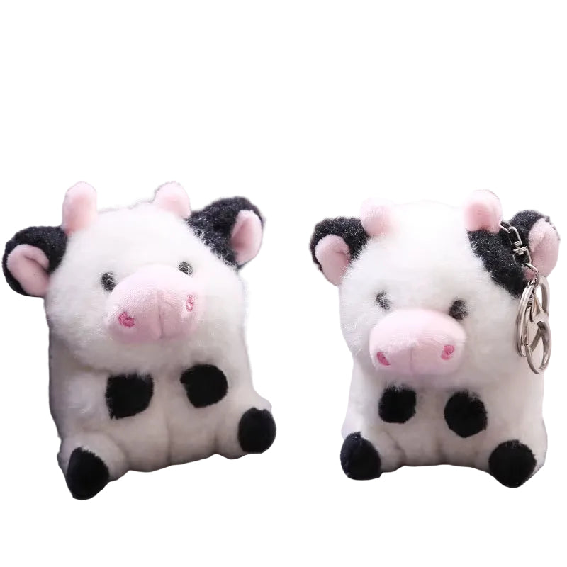 12CM Cow Stuffed Plush Doll Stuffed Animals Toys for Kids Baby Children Gifts Plush Pendant Keychain Boys Children Birthday Gift