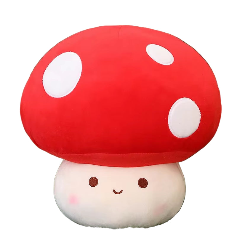 1Pc 23CM Kawaii Red Mushroom Babi Plush Doll Cute Soft Stuffed Plushie Toy Decor Pillow Anime Peluche for Kid Birthday Gift