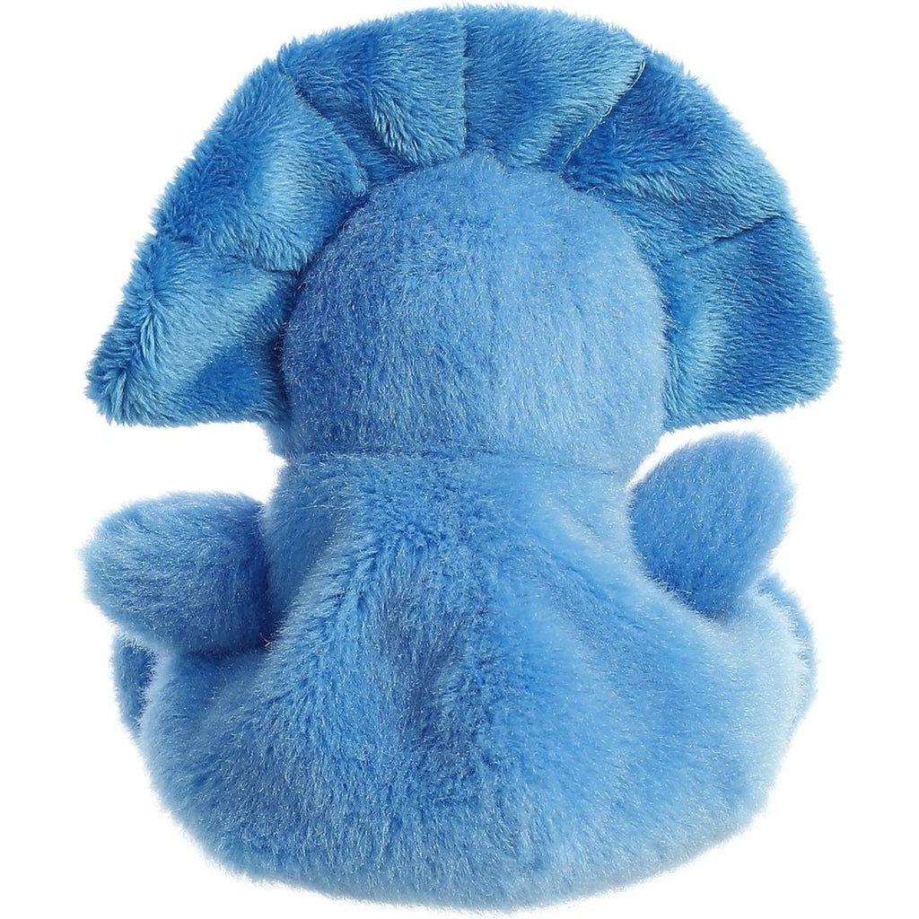 - Mini Blue Palm Pals - 4" Tank Triceratops - Adorable Stuffed Animal