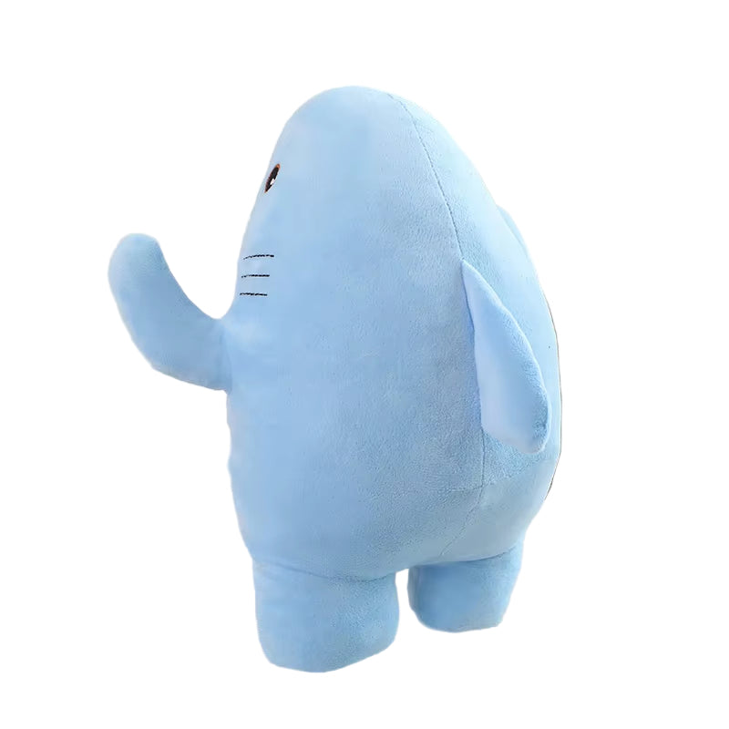 35Cm Muscle Shark Plush Toys Stuffed Ocean Whale Fish Stuffed Animals Soft Plushie Dolls Kids Birthday Gifts Valentine'S Day