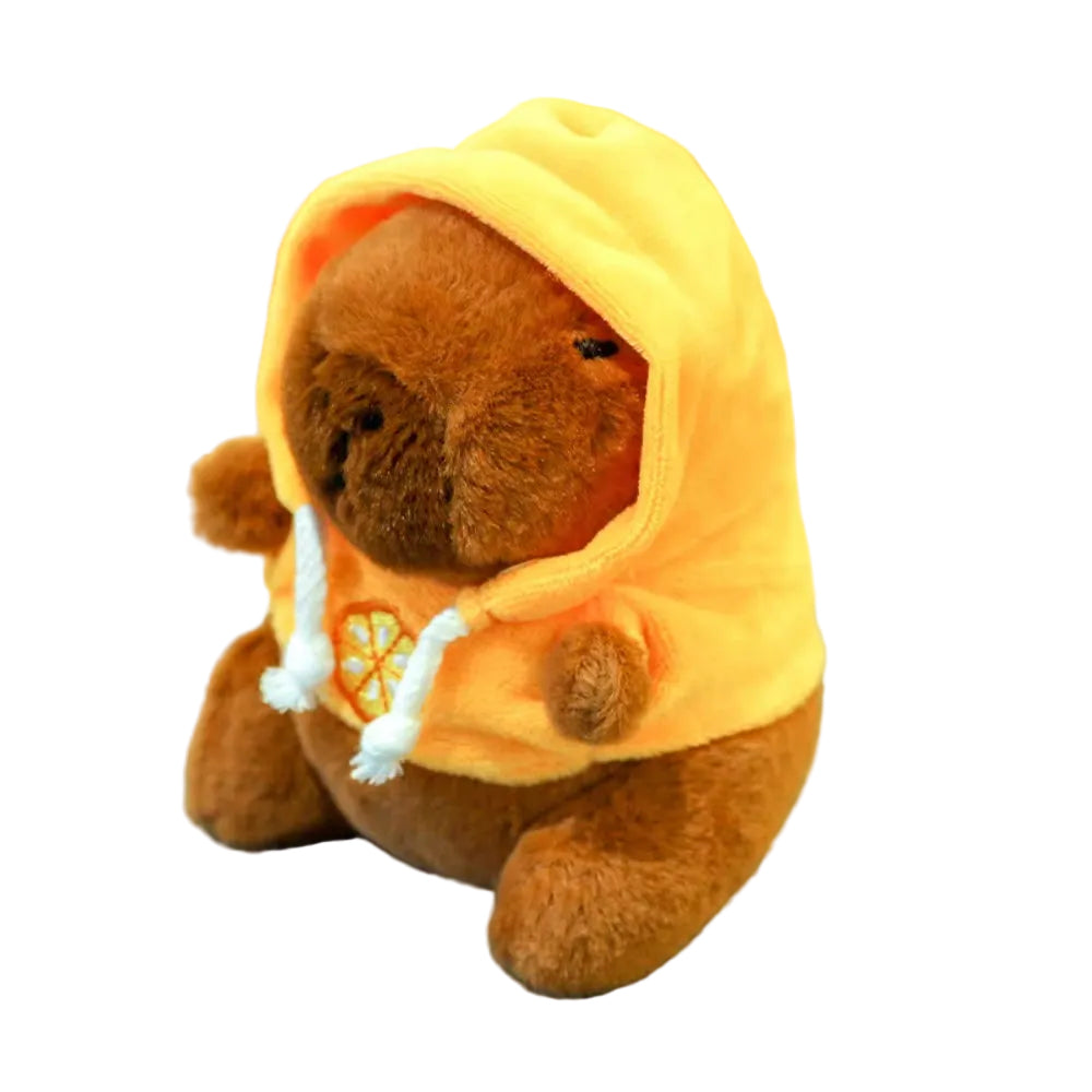 Cute Capybara Plush Toy Hoodie with Wings Simulation Doll Small Size Stuffed Animals Anime Fluffty Toy Birthday Party