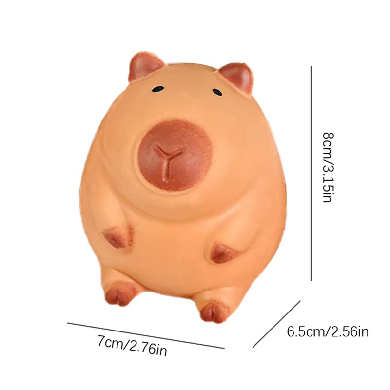 Adorable Cartoon Capybara Squishy Toy - Slow Rebound Stress Relief and Hand Relaxation Gift