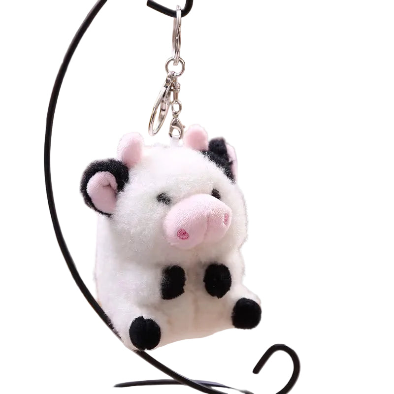 12CM Cow Stuffed Plush Doll Stuffed Animals Toys for Kids Baby Children Gifts Plush Pendant Keychain Boys Children Birthday Gift