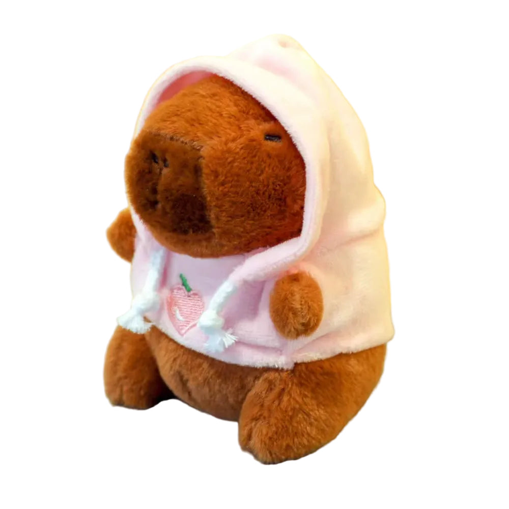 Cute Capybara Plush Toy Hoodie with Wings Simulation Doll Small Size Stuffed Animals Anime Fluffty Toy Birthday Party