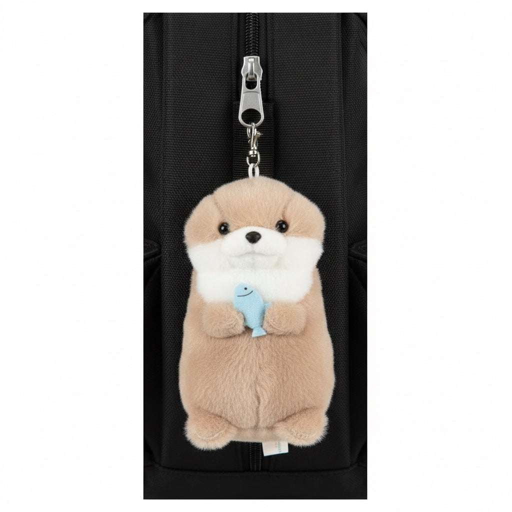 New 11Cm Otter Doll Cute Little Otter Little Animal Plush Toy Cute Internet Red Wind Mini Doll Table Decoration Christmas Gift